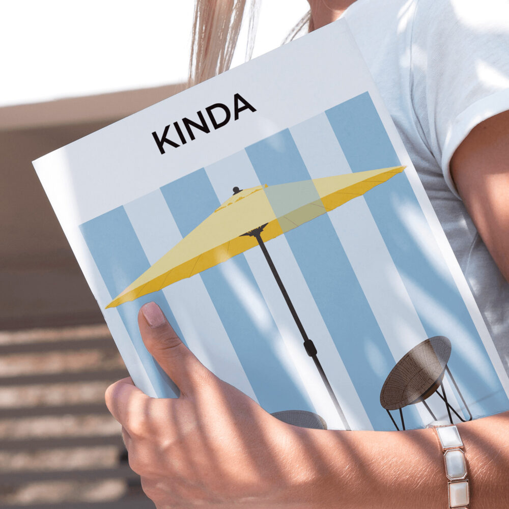 Magazine cover for an interior design company