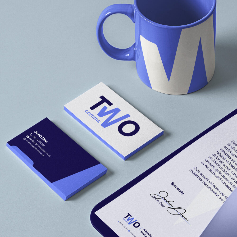 Branding for a PR and communications agency